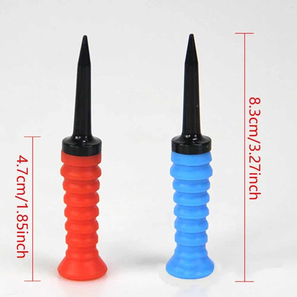 5Pcs Golf Elastic Tees 83mm Golf Practice Tees Silicone Golf Ball Holder Golf Limited Ball Tee Golf Supplies