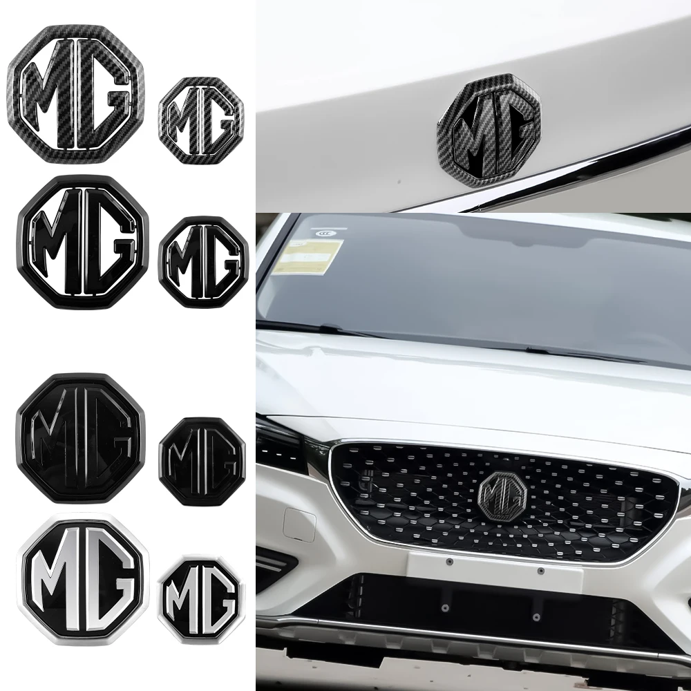 1/2 stücke Für Morris Garages MG MG6 Auto Haube Front Motorhaube Grill Emblem Abdeckung Schwanz Abzeichen Dekoration Aufkleber Auto refit Zubehör