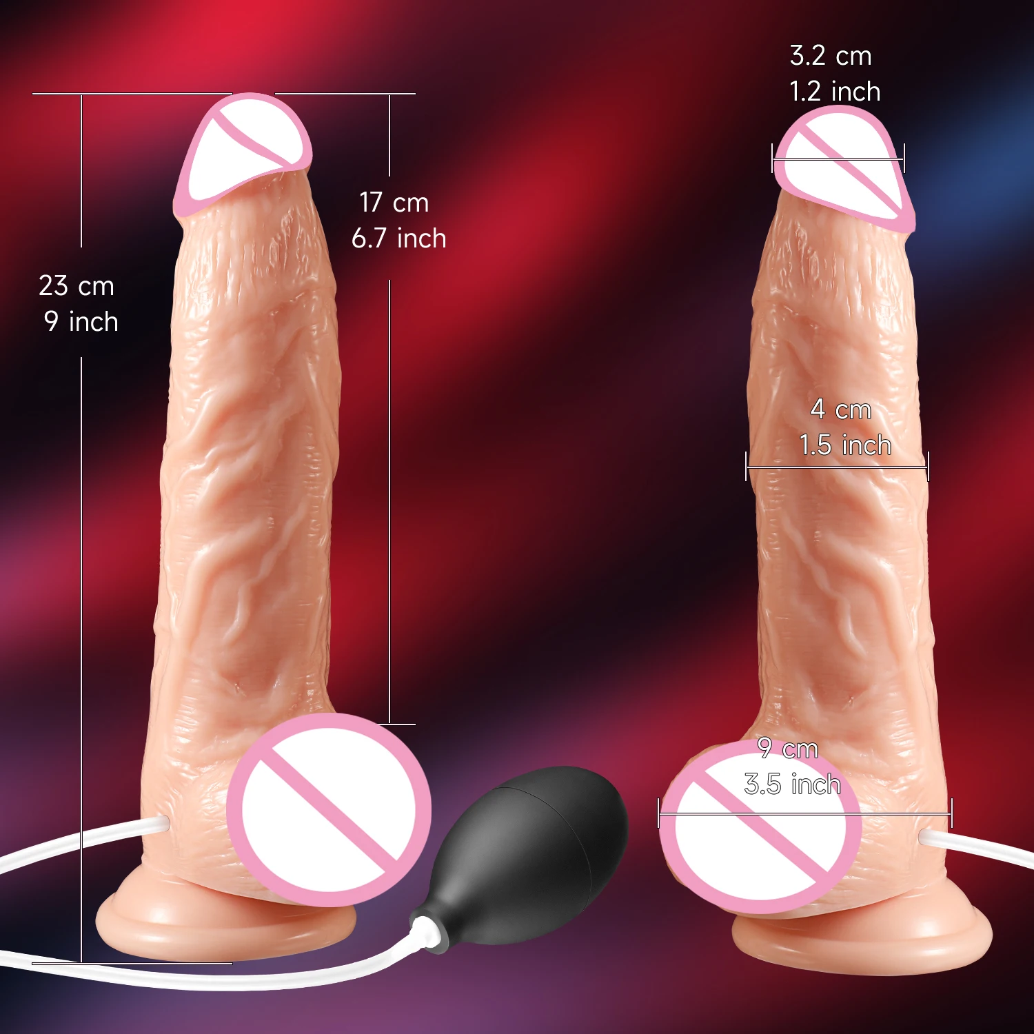 واقعية التدفق دسار المياه القذف كبير القضيب لينة الجلد يشعر رذاذ شفط كأس الاستمناء لعبة الشرج لعبة الجنس للنساء 18 #6