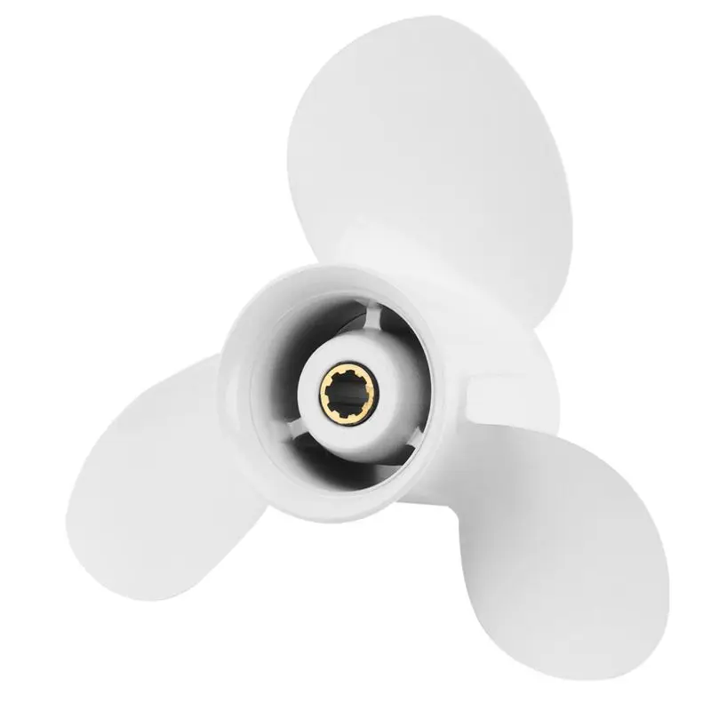AB56-3X Propeller 9 1/4X11 For Outboard Engines 9.9 HP F9.9 15HP F15C F15 F20 8 Tooth Spline RH 63V-45943-00-EL