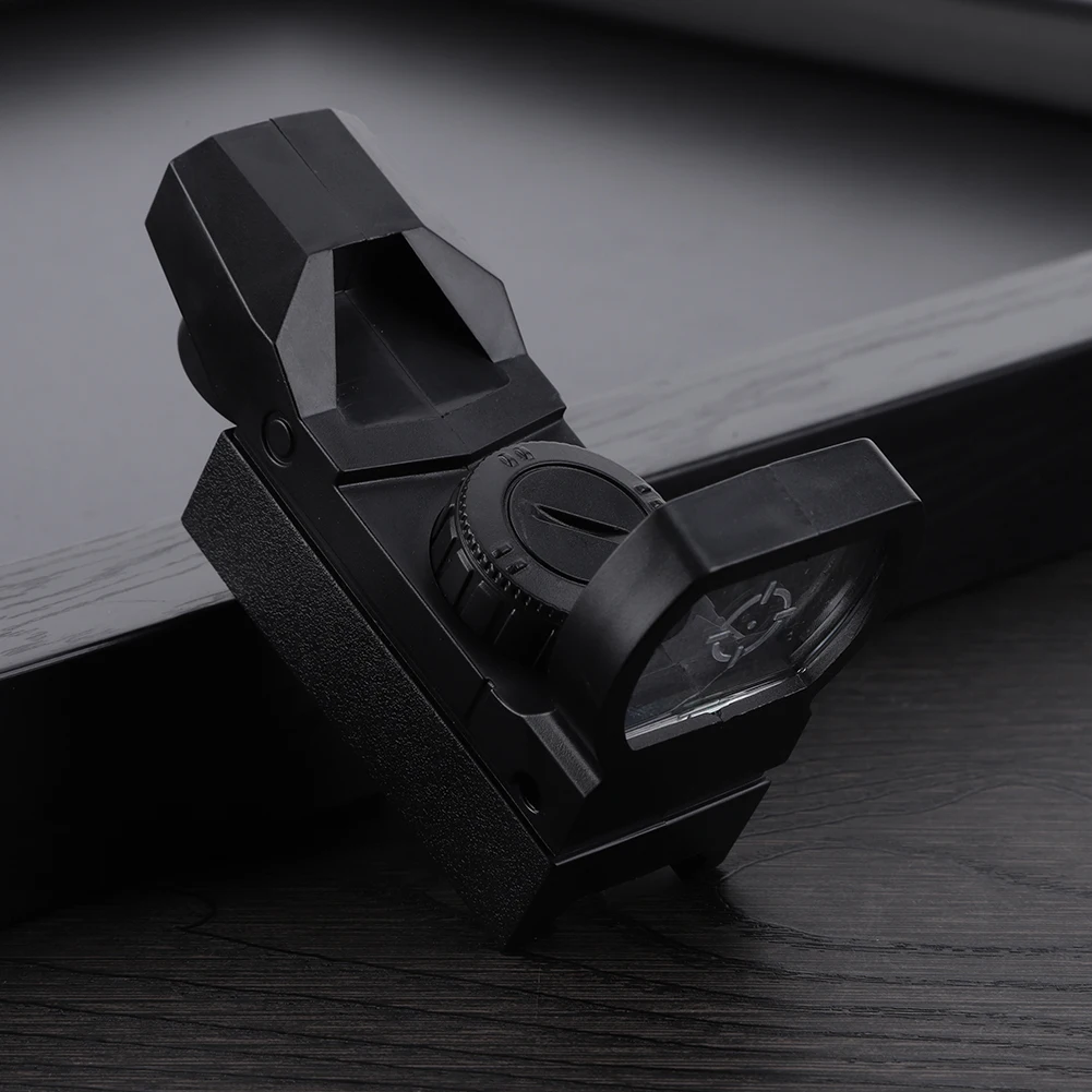 Mira holográfica para rifle, óptica réflex ABS, mira de punto rojo para montaje en riel de 20 mm