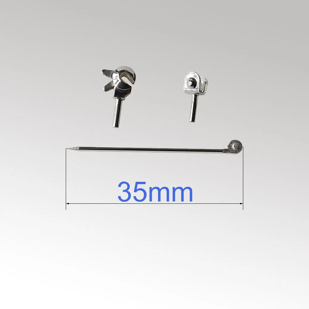 925 Sterling Zilveren Broche Pin Backs Voor Sieraden Maken, Zilveren Broche Pin Kit, Pin Terug Rechte Vergrendeling Sieraden Vinden
