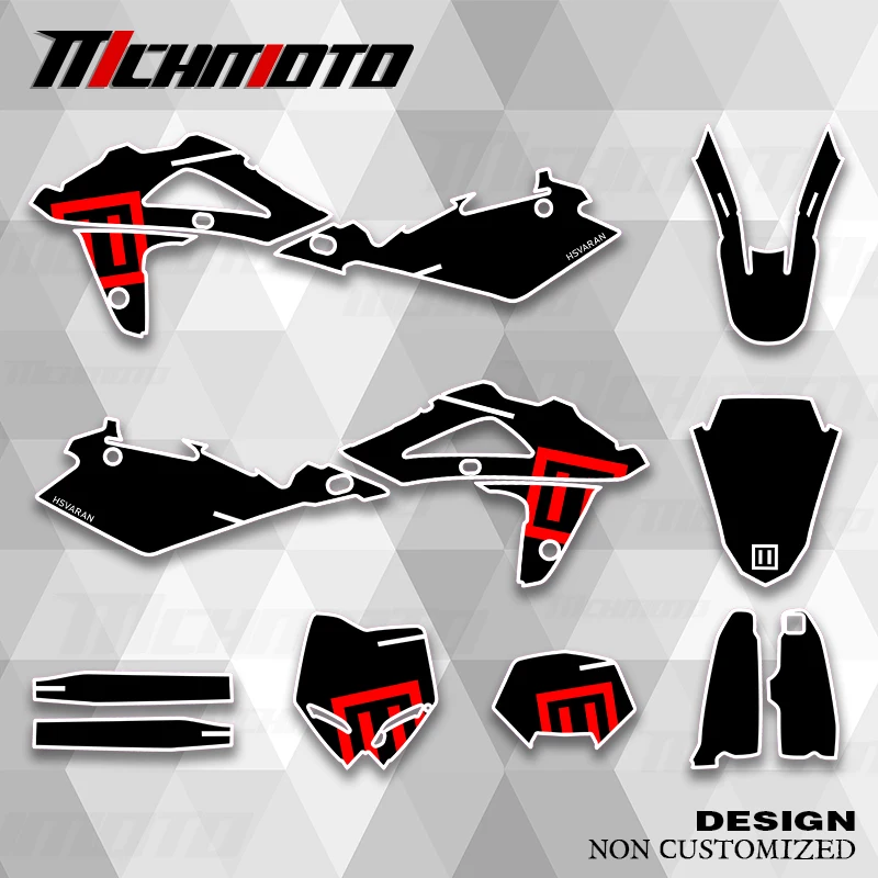 

MCHMFG новый стиль графические наклейки комплект для Husqvarna TC TE WR 2005 2006 2007