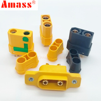 Amass XT90S/XT90H/ XT90NE M2.5 Nut Embedded Panel With Fixed Seat Aircraft Model Connector Male Female Plug