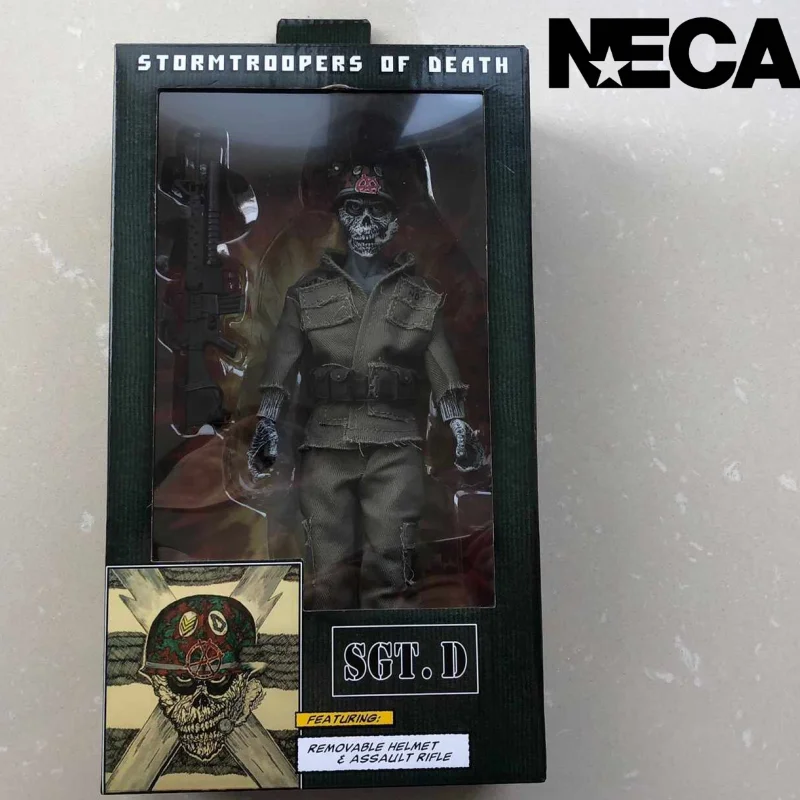 

Original NECA S.O.D. Metal Band Figure Anime Sgt.D Stormtrooper of Death Action Figure Toys Doll for Halloween Birthday Gifts