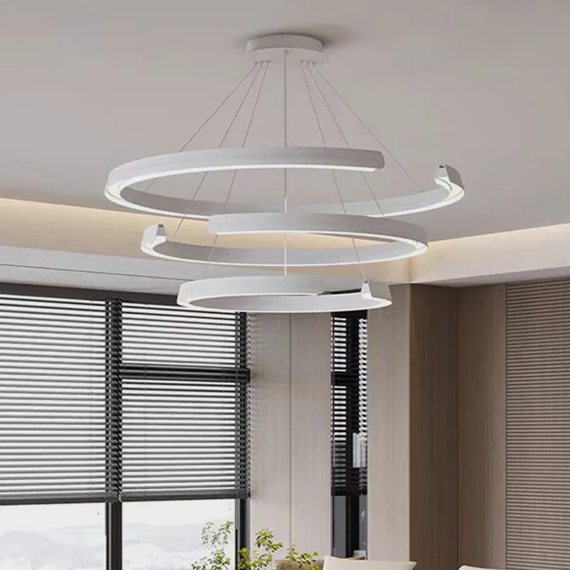 Modern Home Decor Led Lights Pendant Light Lamps Forstaircase Chandeliers For Living Room Hanging Light Indoor Lighting