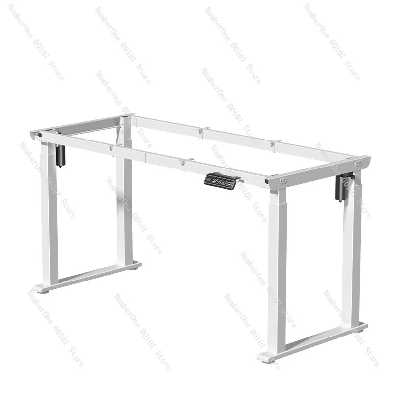 Dual Motor Electric Standing Desk Frame Adjustable Height Sit Stand Table Legs Smart Lift Computer Desk Base Home Office Study
