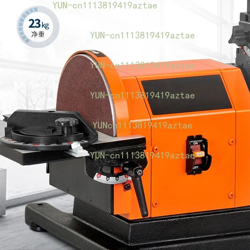 1pc 900w Abrasive Disc Sanding Belt Machine High-power Sanding Machine Desktop Woodworking Grinding Wheel Sanding And Polishing