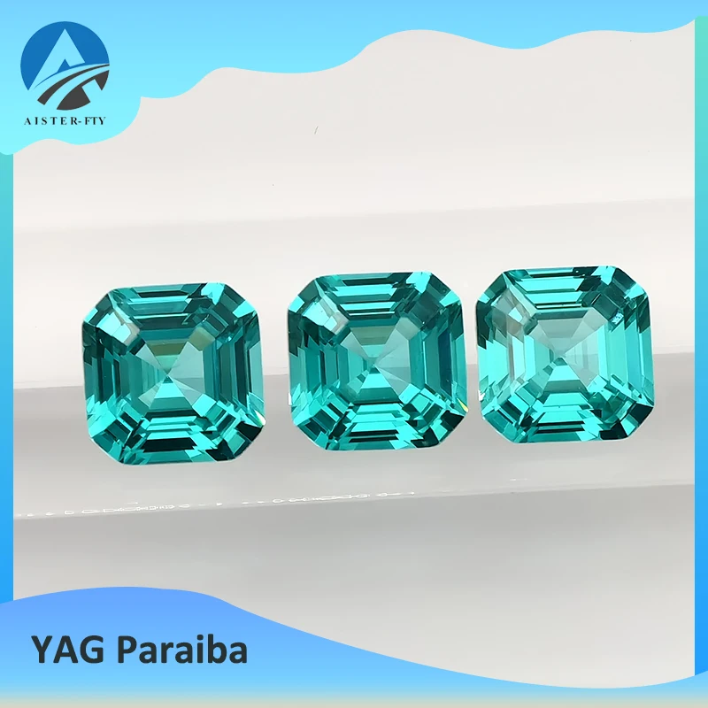 

Новый алюминиевый гранат Paraiba Asscher Shape Yttrium (YAG) свободные драгоценные камни — лабораторные бриллианты, камни для изготовления ювелирных изделий, дизайн «сделай сам»