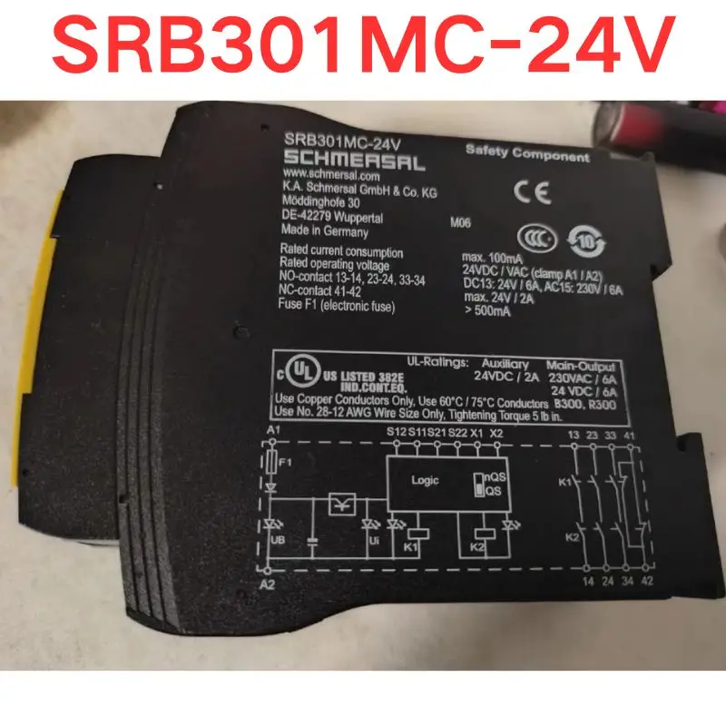 Second-hand test OK  . Safety relay SRB301MC-24V