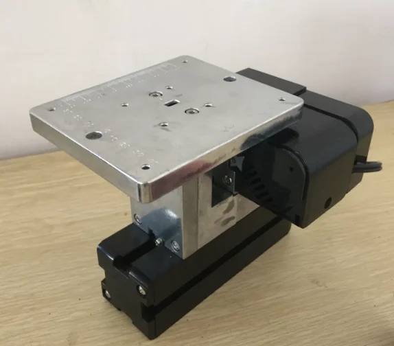 24W Mini Metal Table Saw DIY Educational Bench Saw Bow Arm Small Machine Tool