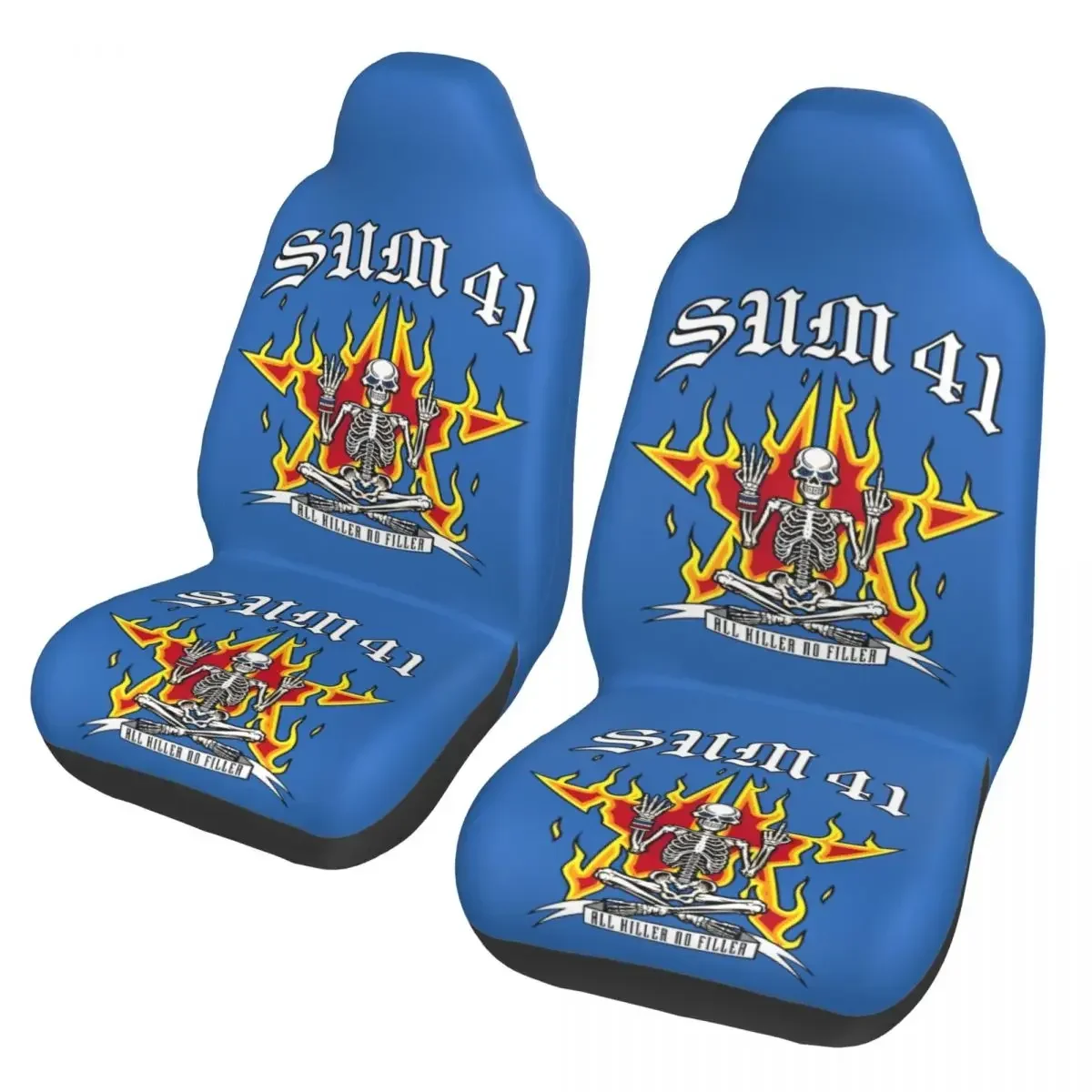 

Sum 41 Sketches Car Seat Cover Protector Interior Accessories Suitable For All Kinds Mols Punk Music Seat Covers Accessories