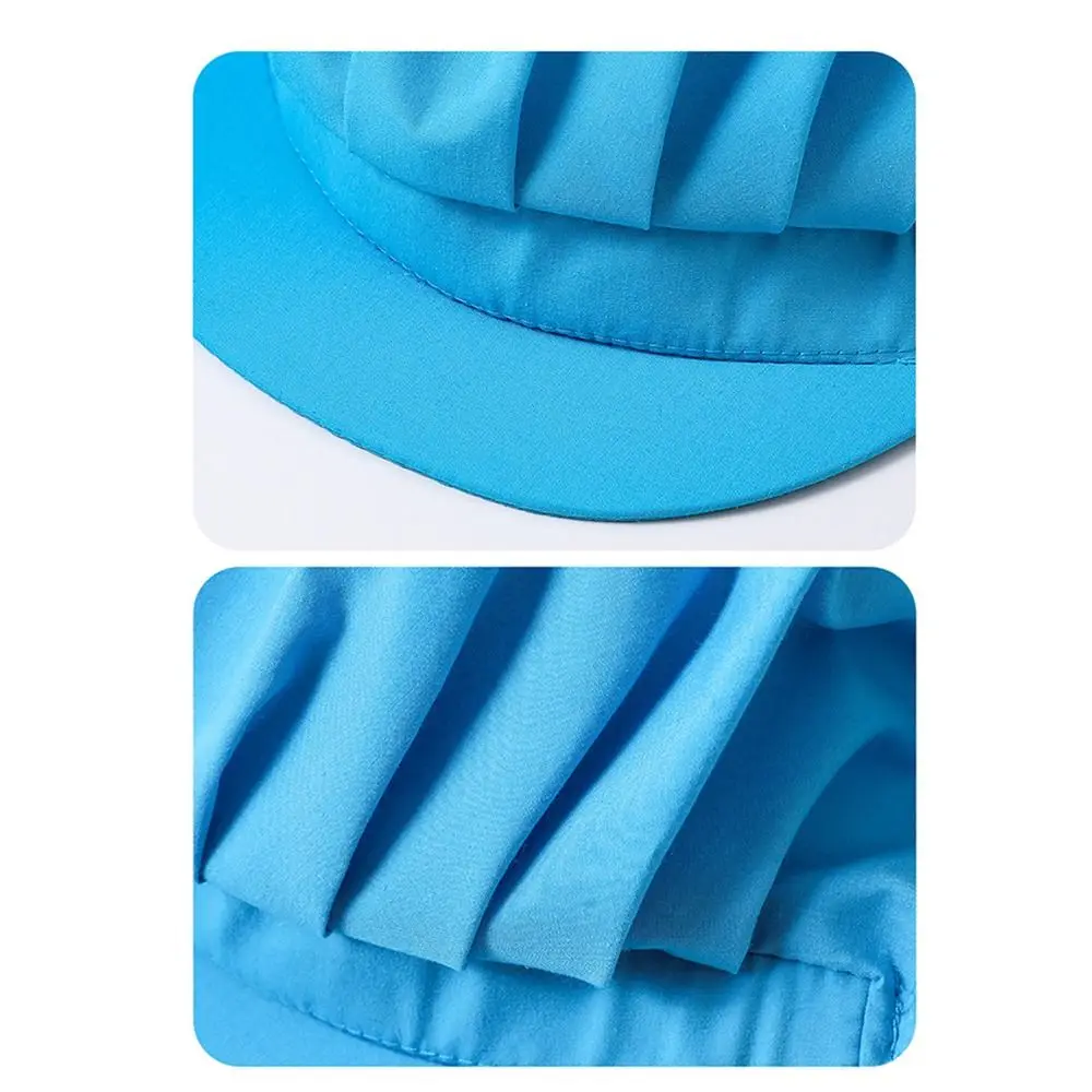 Simple Elastic Workshop Work Hat Smoke-proof Dust-proof Chef Hat Hair Fall-proof Breathable Work Wear Food Service