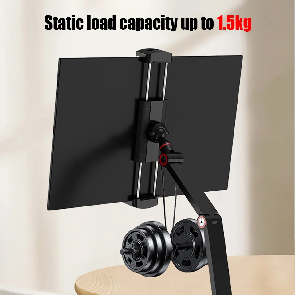 Imagem -02 - Suporte de Monitor Portátil para 1217.3 Tela sem Perfuração Jogos Portáteis Ajustáveis Expansível Desktop Clamp Stand Vesa Phone