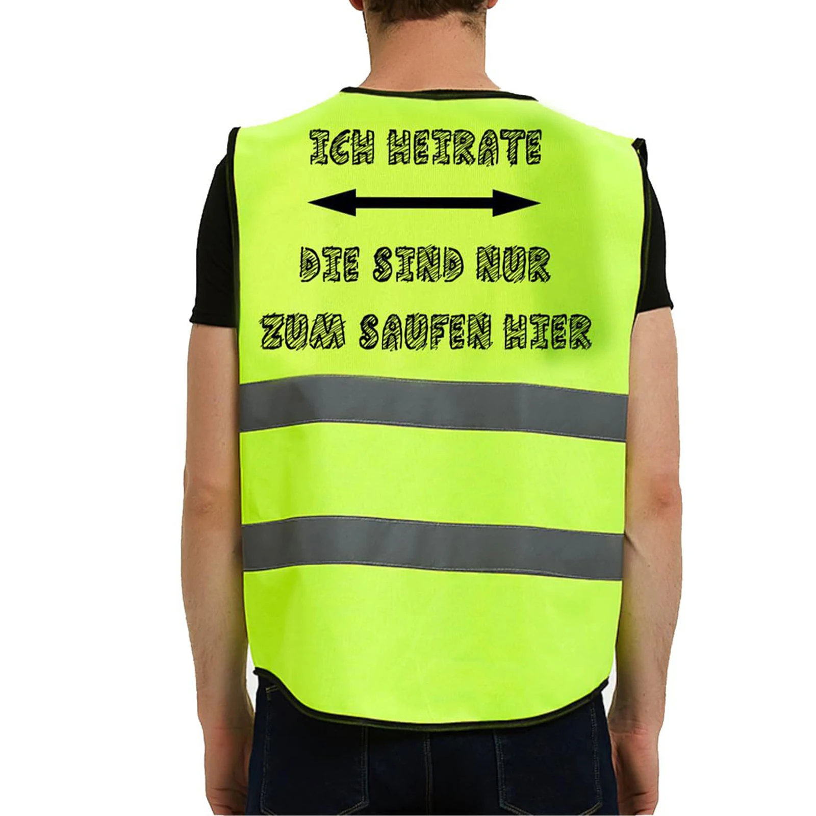 High Visibility Vest Pockets and Zipper Reflective Safety Vest Construction Vest for Night Work Cycling Warehouse Work Road