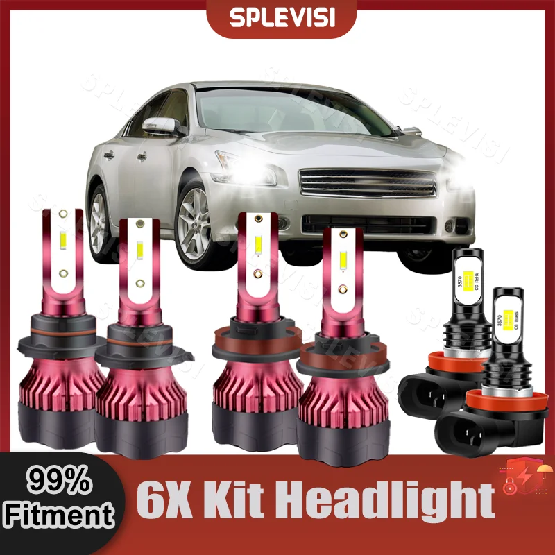 

Plug And Play Super Bright High Beam Low Light Fog Lamp Set 470W 48000LM For Nissan Maxima 2009 2010 2011 2012 2013 2014 2015