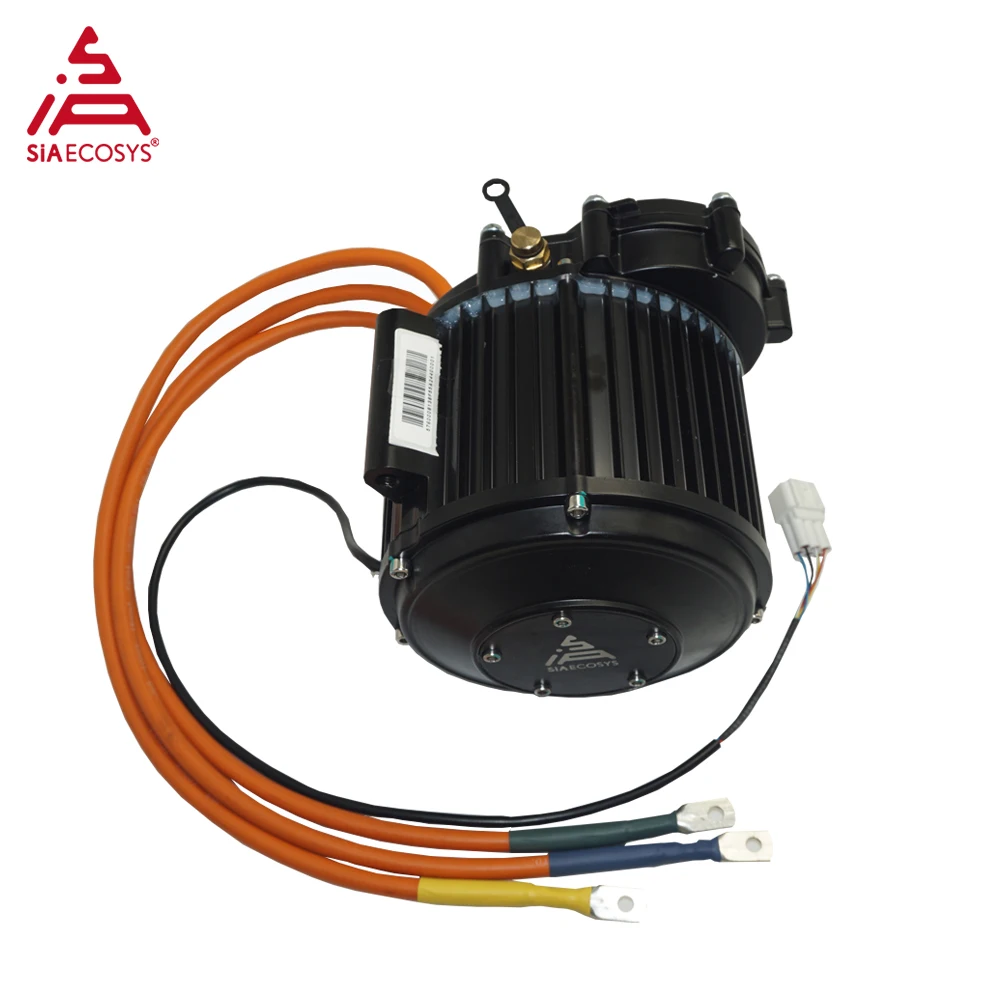 QSMOTOR QS138 2500W Electric Motorcycle mid Drive Motor 72V 55H Encoder PMSM with 428 15T Sprocket for Enhanced Performance