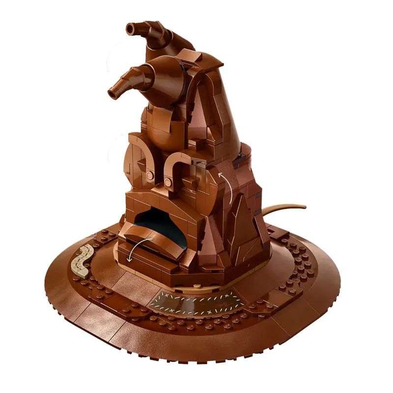561PCS Magic Academy Creative Talking Sorting Hat Building Blocks With 1 Figure Assemble Bricks Toy Gift For Children Kids image 3