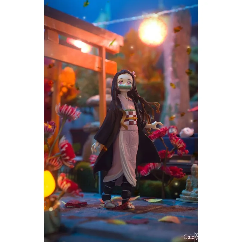 In Stock Original BANDAI BANPRESTO Blade of Demon Destruction Kizuna Outfit Kamado Nezuko Anime Figure Toy Gift Ornament