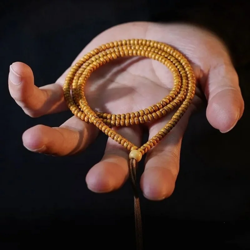 and Moon Bodhi Ultra-Small Size Handheld Bracelet, 108 Beads, Sweater Pendant Necklace Women