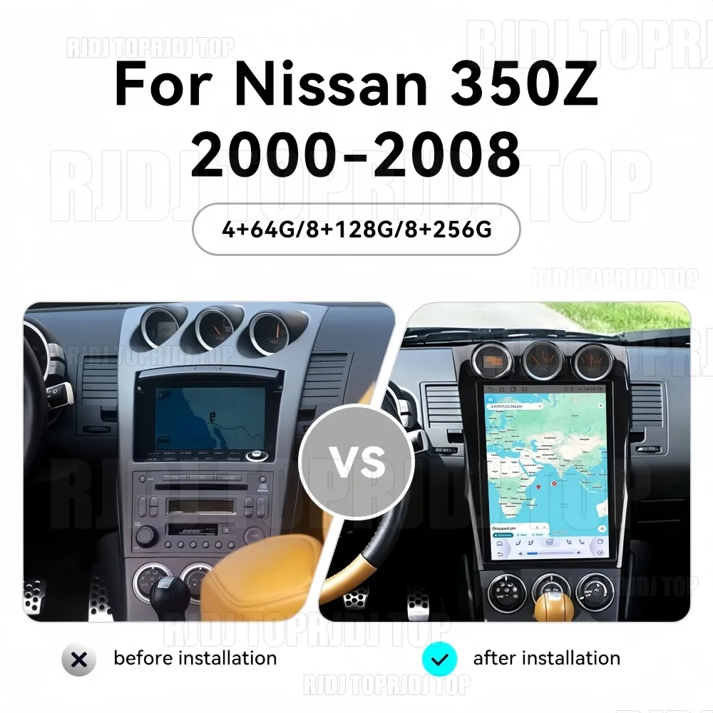 Smart Touch Screen For Nissan 350Z Z33 2002~2008 Multimedia Android Auto GPS Navigation Car Radio Carplay Mirror Link Head Unit
