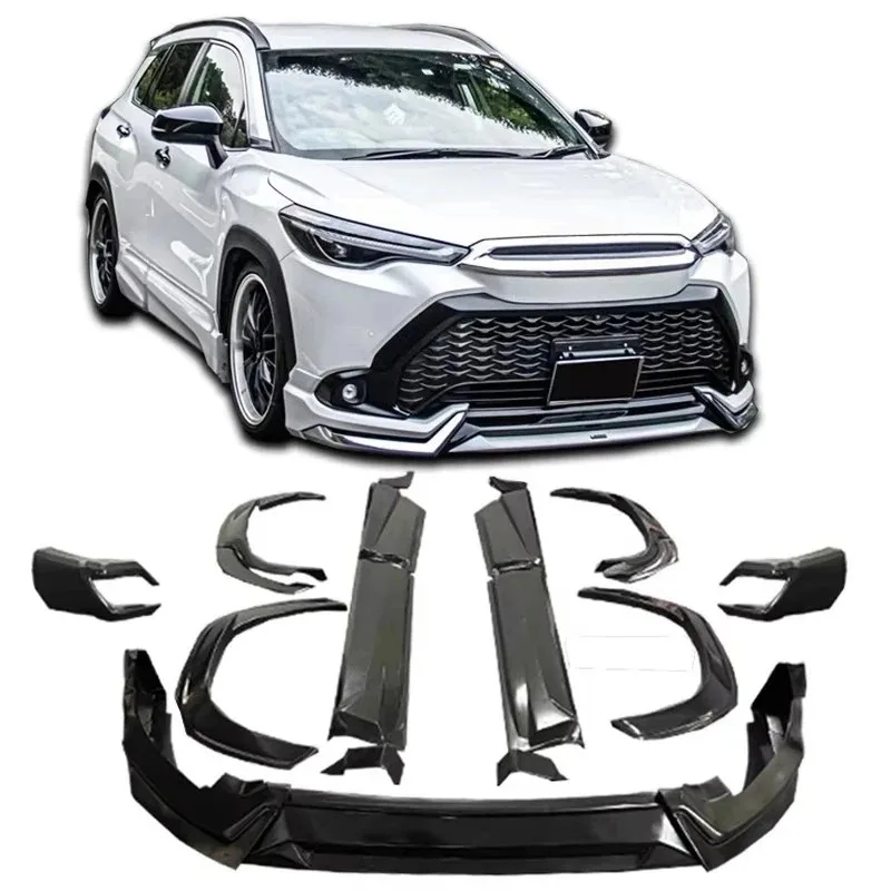 

For Front Body Kit Rear Bumper Lip Front Spooler Side Skirt Rear Diffuser Appearance