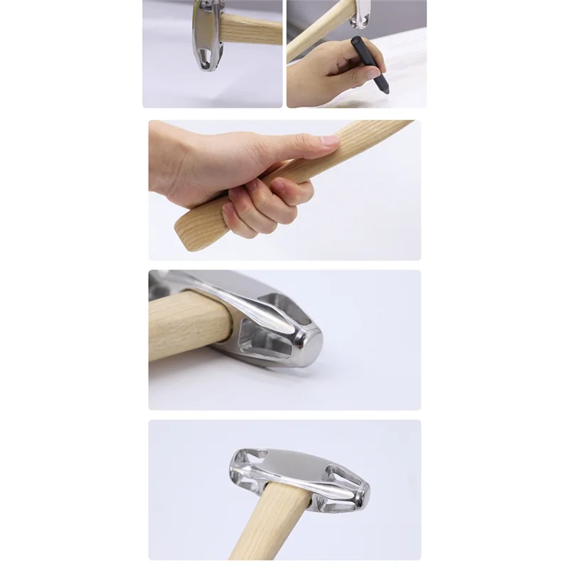 

Paint-Free Car Bump Repair Tool Stainless Steel Shaping Hammer Percussion Seamless Sheet Metal