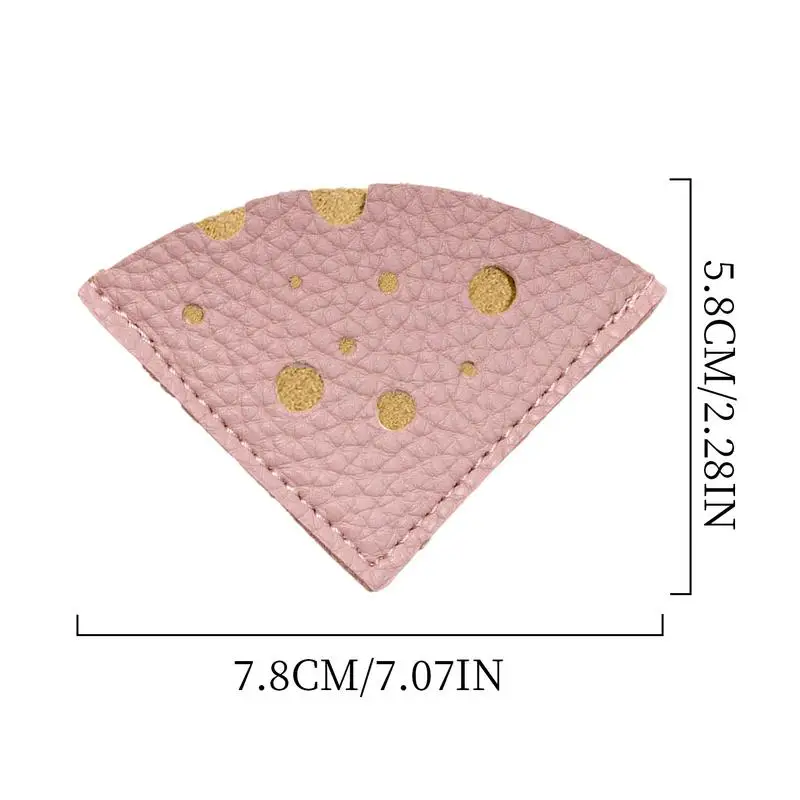 Leather Corner Bookmark Decorative Students Corner Bookmark Triangle Book Markers For Bookworms Books Lovers Readers Boys Girls