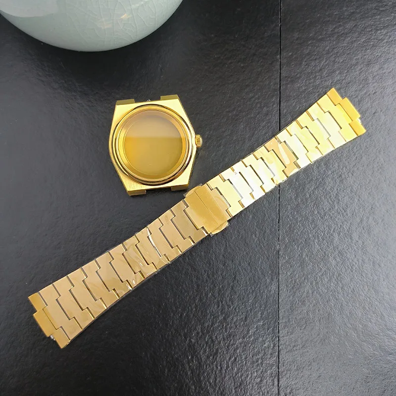 إكسسوارات ساعة NH35 حافظة من الفولاذ المقاوم للصدأ مقاس 37 مم مع إكسسوارات ساعة رجالية بحركة ميكانيكية أوتوماتيكية NH35/35A