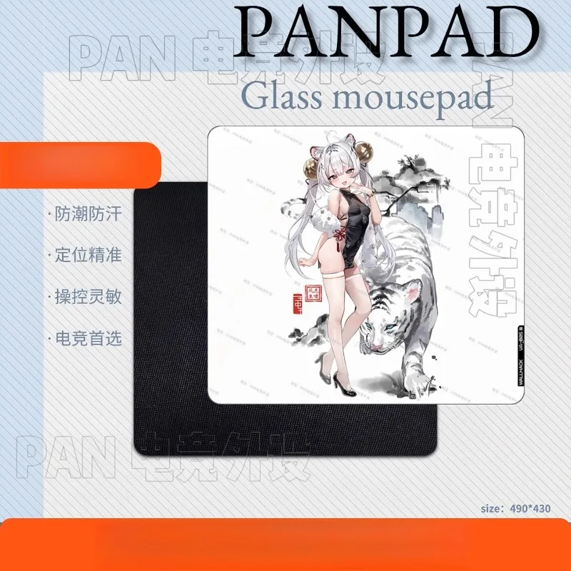 

Коврик для мыши из закаленного стекла, игровые коврики для киберспорта, гладкий коврик для мыши WALLHACK, копия коврика для мыши, настольный коврик, игровые аксессуары, игровые коврики, подарок