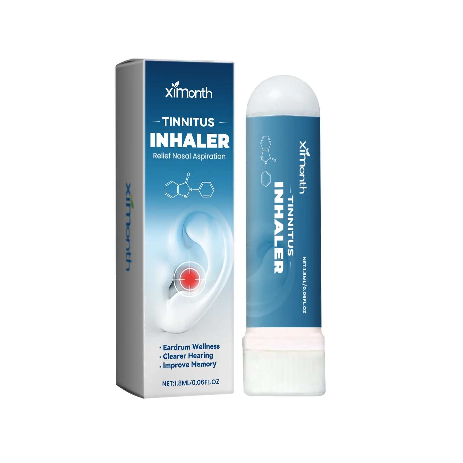 Tinnitus Relief Nasal Inhaler Earache Hard Hearing Treatment Improve Itching Protect Listening Ear Calming Anti Deafness Liquid