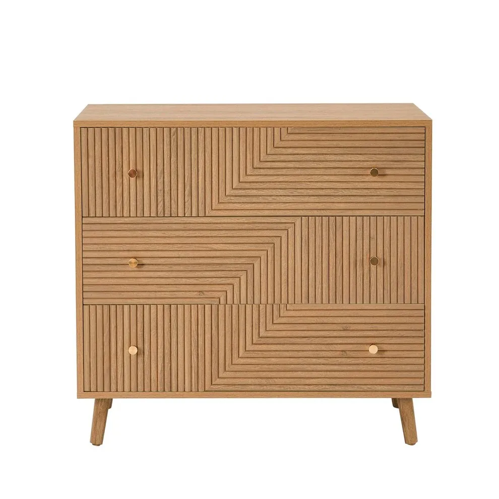 xx-Modern Large 5+ Drawers Wooden Panel Chest Buffet Cabinet Flat Pack Home Furniture for Living Room & Bedroom^