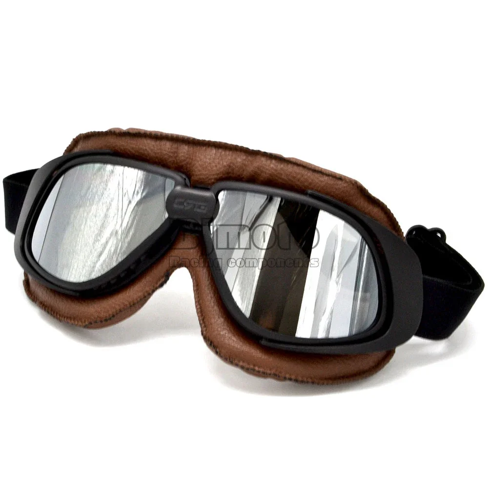 BJMOTO-Lunettes de scooter rétro, lunettes de moto, Googgle de motocross, casque de pilote, lunettes tout-terrain, RL