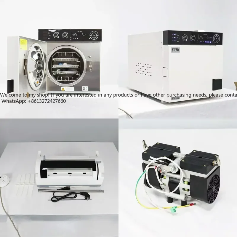 

Portable Hospital Clinic Autoclave Sterilizer 23L TableTop Class B Pulsating Steam Drying Machine with Printing