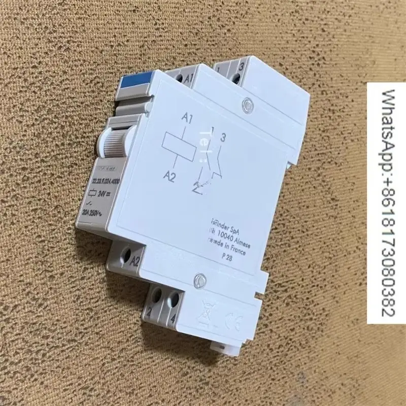 

22.23.9.024.4000 | FINDER Relay 20A | 24VDC | DIN Rail Installation