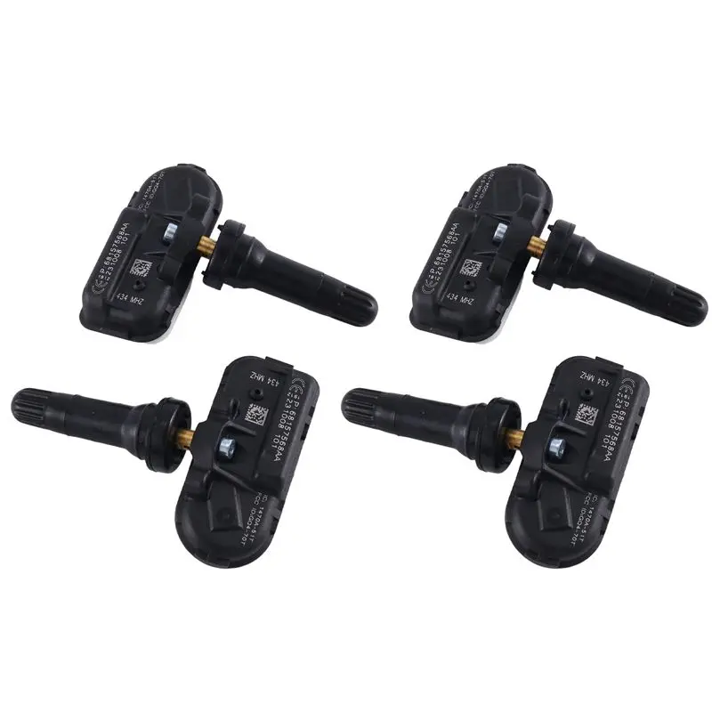 Best-Selling 4Pcs Tpms Car Tire Pressure Monitoring Sensor For Jeep Dodge Ram 1500 2500 2014-2018 68157568Aa