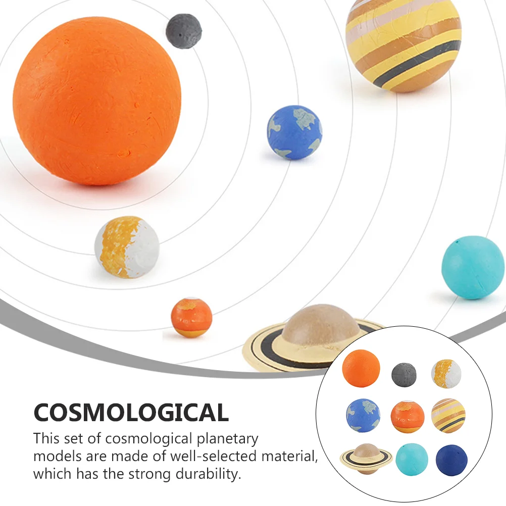 장난감 시뮬레이션 행성 모델, 우주론 행성 자기력 행성 조각상 모델, 어린이 9 개