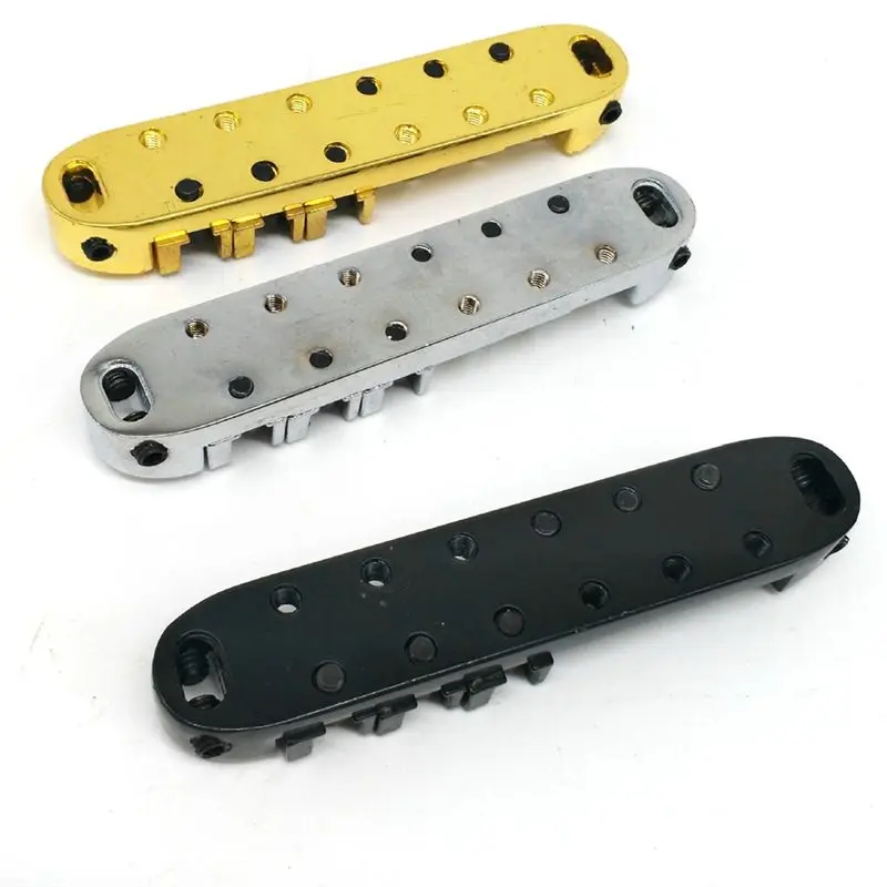 (ABYM) Roller Saddle Guitar Bridge Roller Bridge Lp Ball Bridge Shangju 6 String Guitars Electric Guitar Accessories(Silver)
