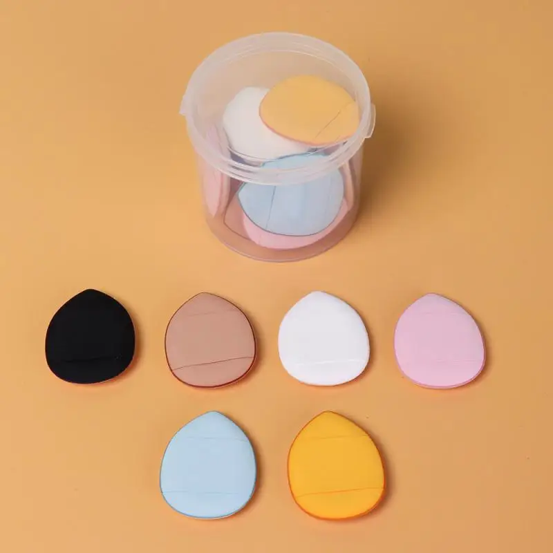 10Pcs Mini Finger Puff Foundation Small Air Cushion Powder Sponge Face Concealer BB Cream Cosmetic Applicator Narzędzia do makijażu