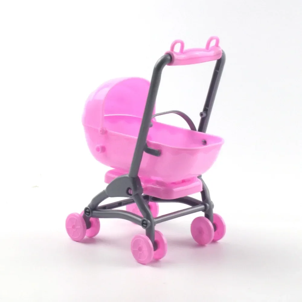 for barbie stroller Assembly Baby Stroller Trolley Nursery Furniture Carts Toys for Barbie Doll Christmas