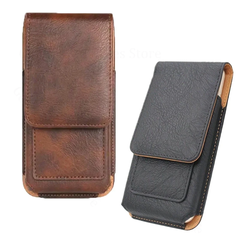 

Universal Card Leather Case Phone Pouch For Redmi K80 K90 Pro Plus 360°Belt Clip Waist Bag For Redmi K90 K70 Pro K60 K50 K40 K30