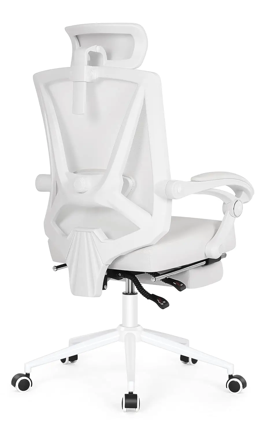

Ergonomic Office Chair with Footrest, Ergonomic Desk Chair with Adjustable 2D Lumbar Support, High Back Computer Chair with
