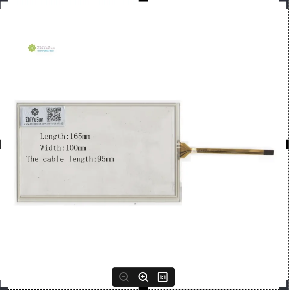 

ZhiYuSun NEW KDT-4304 165mm*100mm 7inch 4 line For CarDVD touch screen panel 165*100 this is compatible