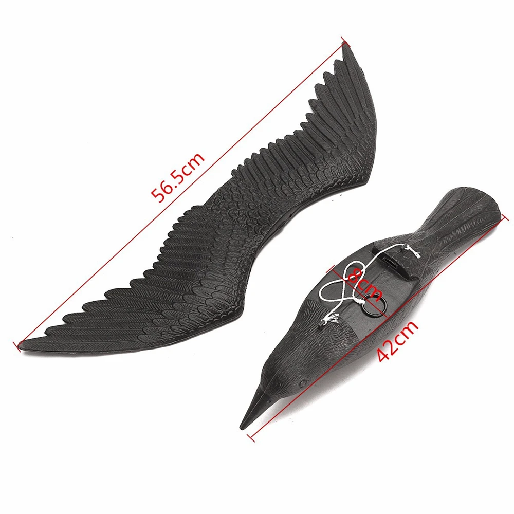 3D Fake Flying Falcon Hawk Bird Repellent Decoy Pest Control Garden Scarer Scarecrow Ornament For Hunting Yard Decoration view 6
