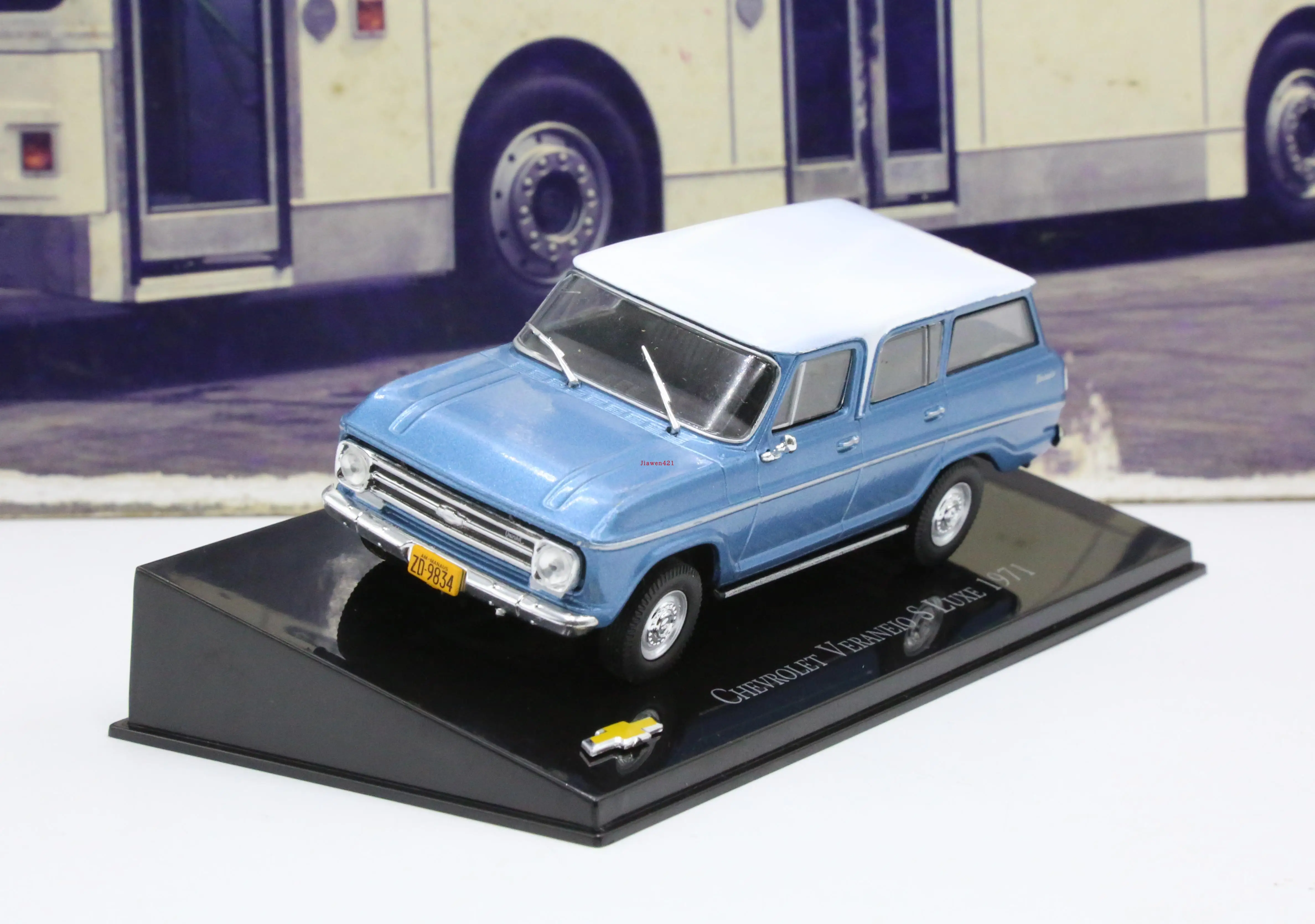

1:43 IXO CHEVROLET V ERANEIO S LUXE 1971, высокая имитация сплава, модель автомобиля, Коллекционная игрушка, подарок, сувенир, украшение для дисплея
