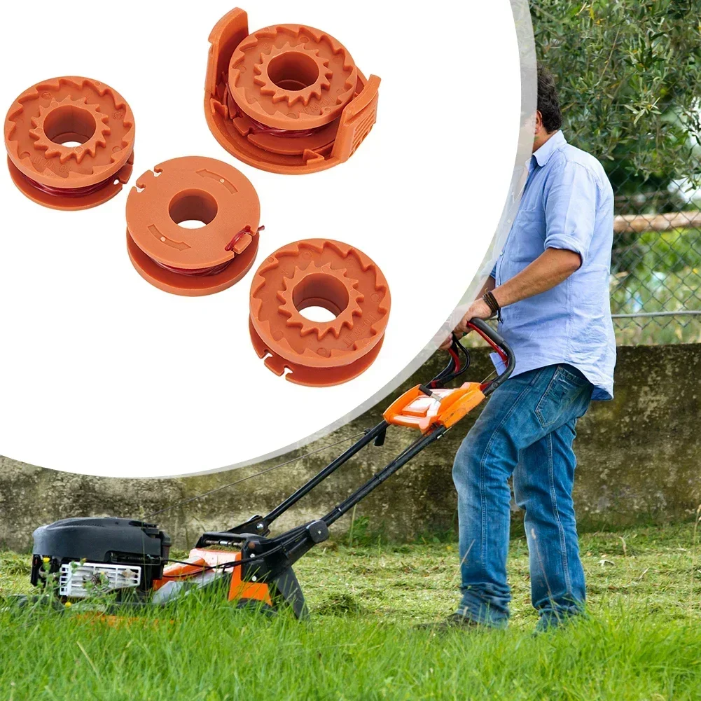 Катушка триммера для травы для Worx WG154 WG163 WG180 WG175 WG155 WG151 WG160, сменный пружинный триммер, инструмент Graden Катушка триммера для травы для Worx WG154 WG163 WG180 WG175 WG155 WG151 WG160, сменный пружинный триммер, инструмент Graden