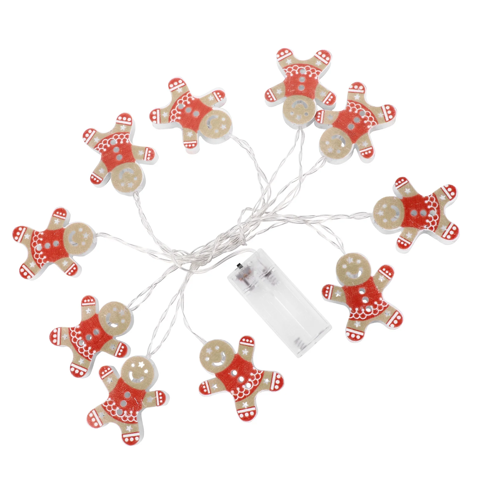 10Leds 크리스마스 눈사람 스트링 조명 친환경 파티 장식 Led 스트링 야외 휴일 장식 조명