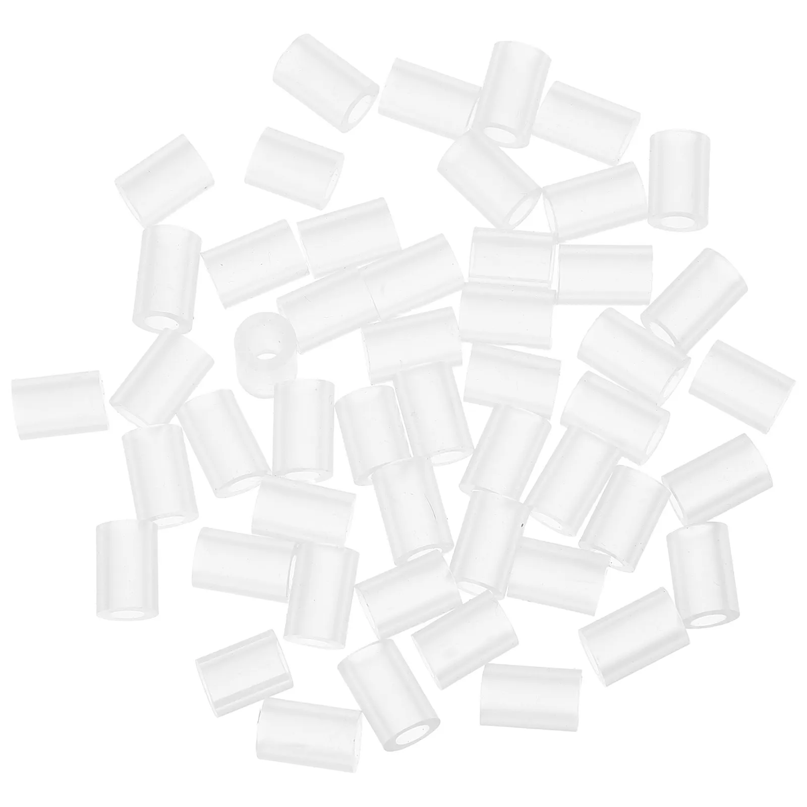 50Pcs Guitar Pickup Rubber Tubing Mounting Sleeve 10x0.7mm Flexible Rubber Cable Tube for Pickup Height Adjustment and Signal
