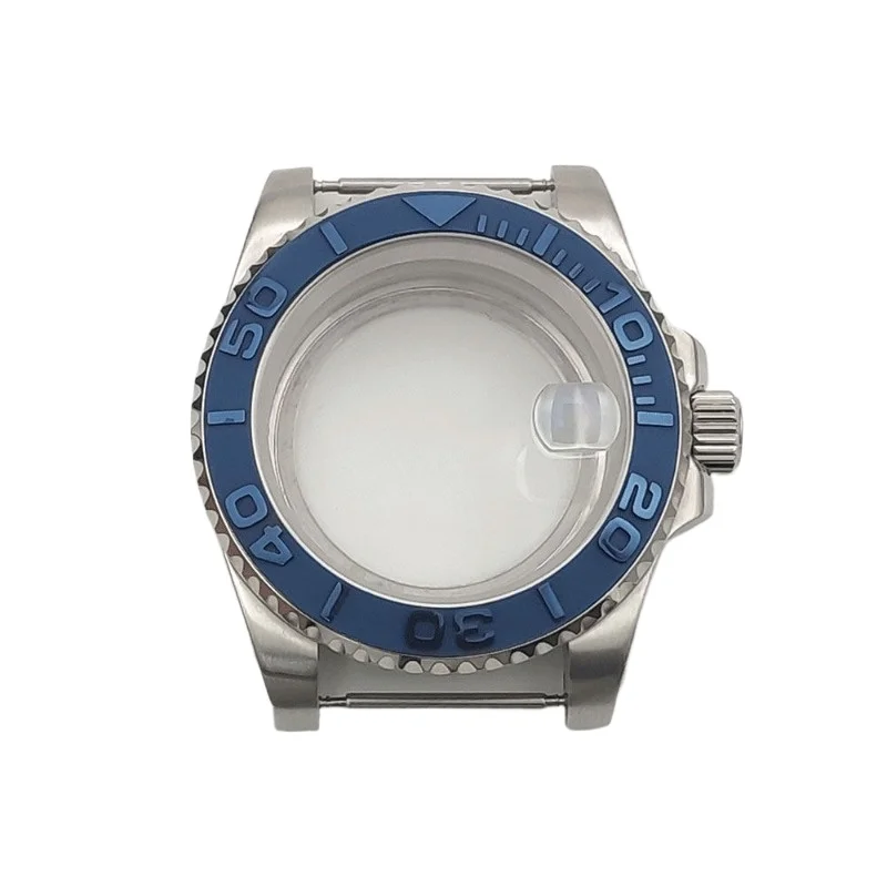 For Silver 40MM Stainless Steel Case, Mechanical Case, Watch Accessories for NH35 36 38/4R/7S