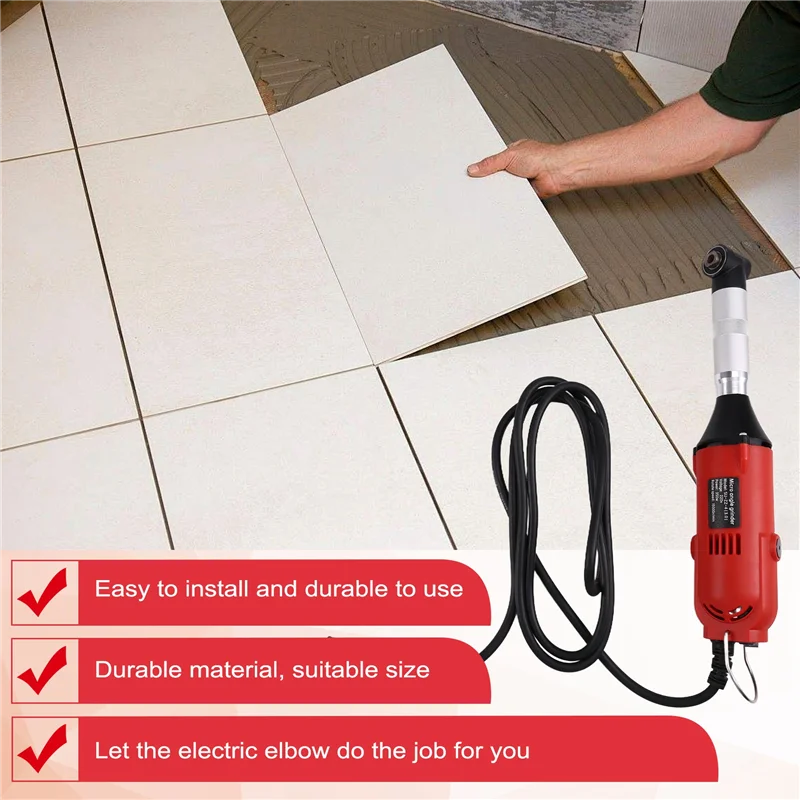 

GYTB-350W Adjustable Speed Electric Elbow Tile Sewing And Grout Cleaning Machine For Professional Use, EU Plug